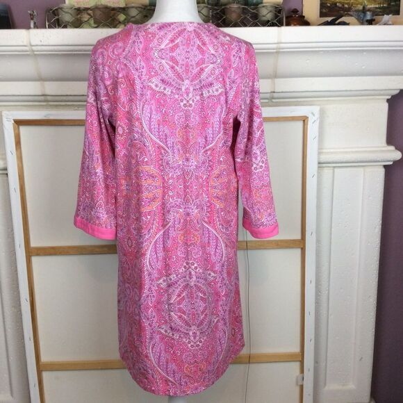 Miss Elaine Relax paisley snapped robe or lounger - Picture 2 of 8